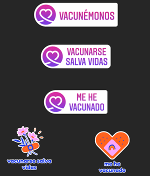 Imagen - Cómo añadir el sticker &quot;Vacunémonos&quot; en Instagram