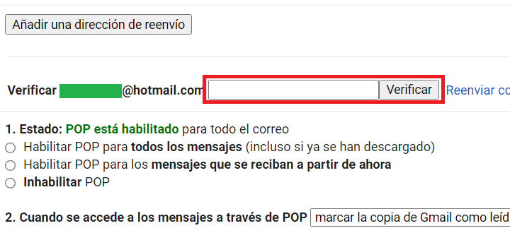 Imagen - Cómo recibir los correos de Gmail en Hotmail