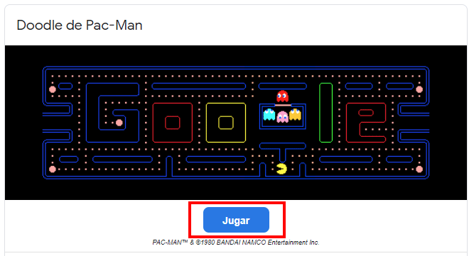 Imagen - Cómo jugar a Google Pacman