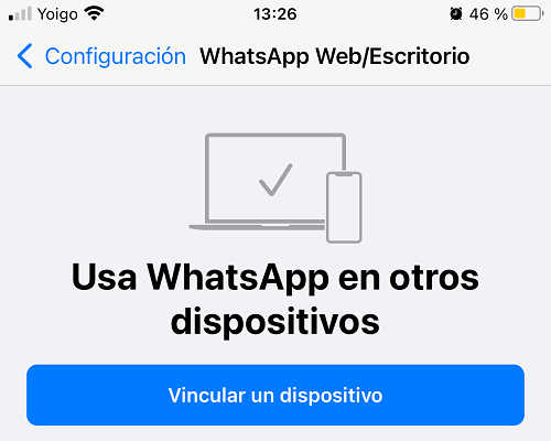 Imagen - Cómo usar WhatsApp Web desde el móvil