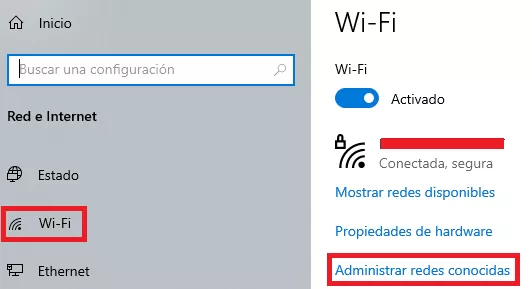 Imagen - Cómo eliminar una red WiFi guardada en Windows 10