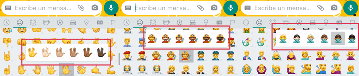 Imagen - Cómo cambiar el color de los emojis en WhatsApp