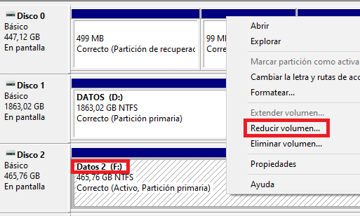 Imagen - Cómo crear y ocultar particiones en Windows 10