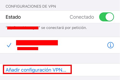 Imagen - Cómo configurar una VPN en el iPhone