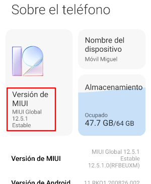 Imagen - Cómo volver a una versión anterior de MIUI