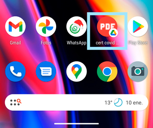 Imagen - Cómo tener tu Certificado COVID en la pantalla de inicio