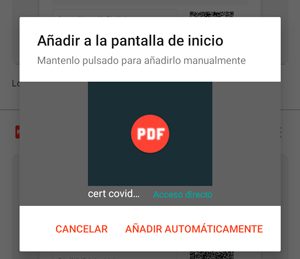 이미지 - Cómo tener tu Certificado COVID en la pantalla de inicio