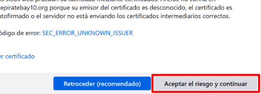 Imagen - Se ha detectado un error de seguridad en Firefox: 解决方案