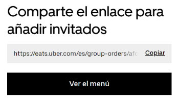 Imagen - Uber Eats: cómo crear un pedido de grupo y dividir la cuenta