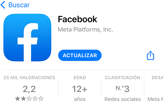 descargar app facebook