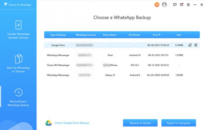 Imagen - Cómo restaurar WhatsApp desde Google Drive a iPhone