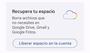 Imagen - Cómo liberar espacio en Gmail, Google Fotos y Google Drive