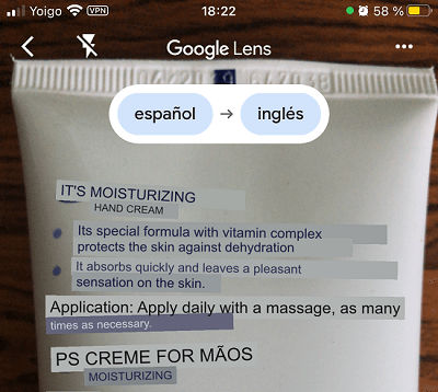 Imagen - Cómo traducir idiomas con la cámara de tu móvil