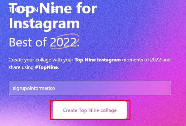 Imagen - Cómo crear tu &quot;Best Nine 2022&quot; en Instagram