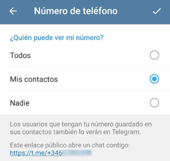 Imagen - Cómo mejorar la privacidad en Telegram