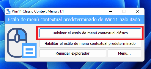 Imagen - Cómo activar el menú contextual de Windows 10 en Windows 11
