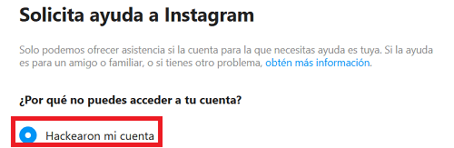 Imagen - Cómo recuperar una cuenta de Instagram hackeada o eliminada