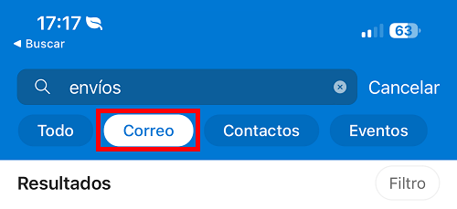 Imagen - Cómo buscar y filtrar correos en Outlook