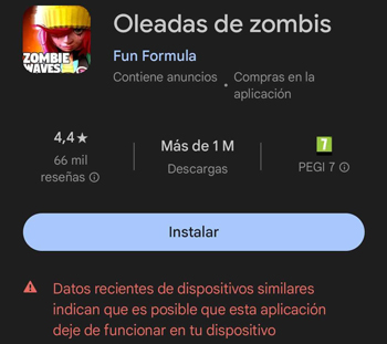 Imagen - Google Play advierte si un juego o app dejará de funcionar en tu móvil