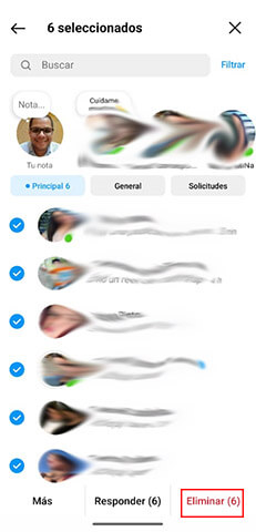 Imagen - Cómo borrar todos los mensajes de un chat en Instagram