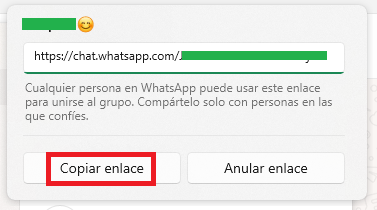 Imagen - Cómo invitar personas a un grupo de WhatsApp con un enlace
