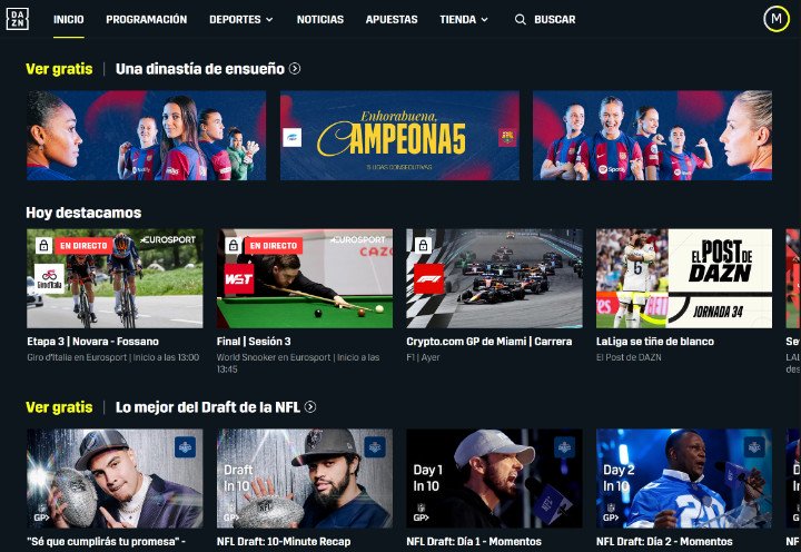 Imagen - Cómo ver DAZN gratis