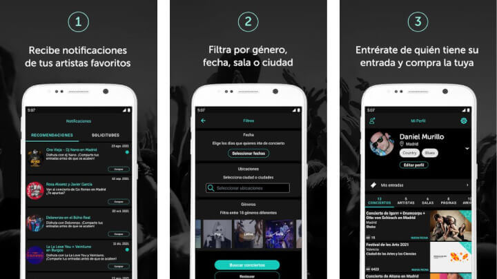 Imagen - 7 apps para los amantes de los conciertos