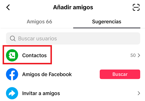 Imagen - Cómo encontrar contactos de tu agenda en TikTok