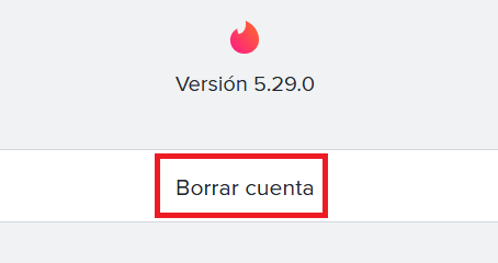 Imagen - Cómo borrar la cuenta de Tinder