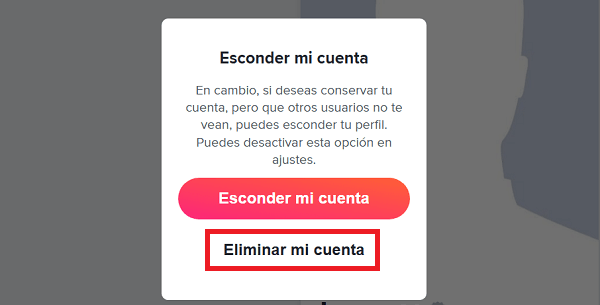 Imagen - Cómo borrar la cuenta de Tinder