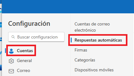 Imagen - Cómo configurar una respuesta automática en Outlook