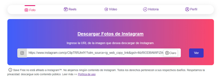 Imagen - SaveIG: cómo descargar Stories, fotos y más de Instagram