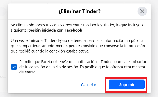 Imagen - Cómo borrar la cuenta de Tinder