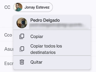 Imagen - Cómo puedo mover destinatarios de Cc a Cco en Gmail