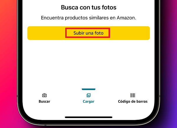 Imagen - Cómo buscar productos con una foto en Amazon