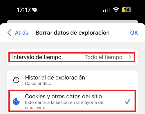 Imagen - Cómo eliminar las cookies del navegador