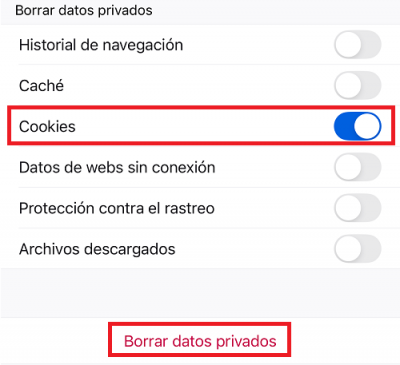 Imagen - Cómo eliminar las cookies del navegador