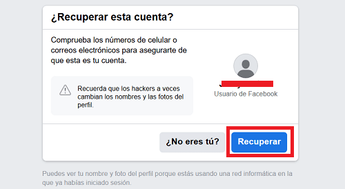 Imagen - Cómo recuperar tu cuenta de Facebook robada o hackeada