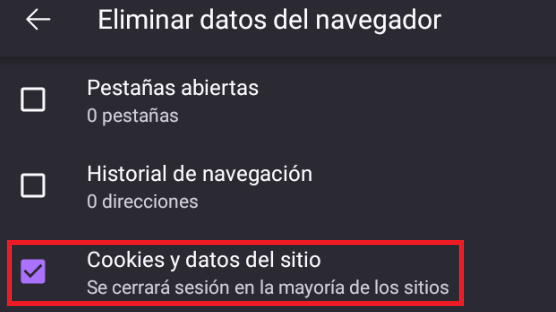 Imagen - Cómo eliminar las cookies del navegador