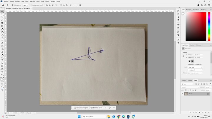 Imagen - Cómo eliminar el fondo de una firma a mano con Photoshop