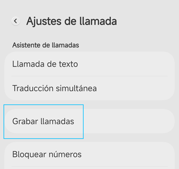 Imagen - Cómo grabar llamadas en móviles Samsung