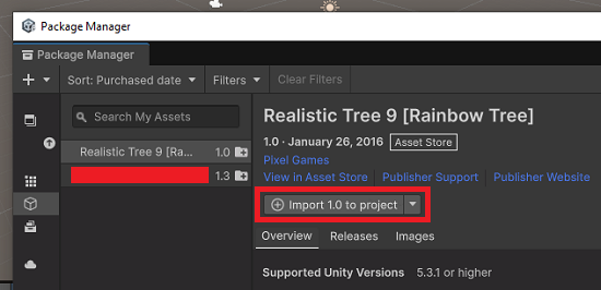 Imagen - Cómo descargar e instalar Assets de la Unity Asset Store