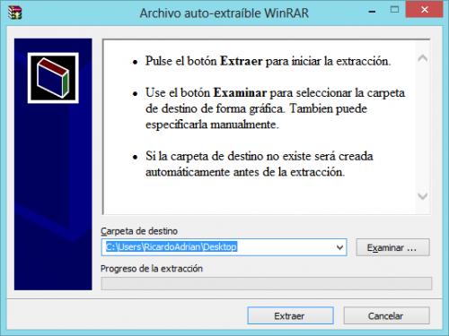 Imagen - Crear un archivo autoextraíble mediante WinRar