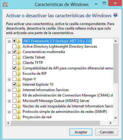 Imagen - Eliminar características de Windows 8