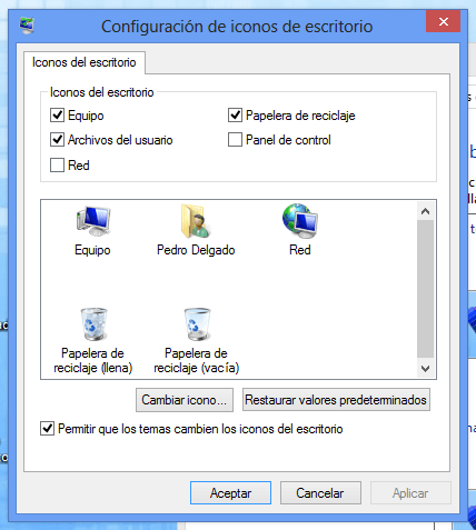 Imagen - Mostrar Equipo en el escritorio de Windows 8