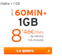 Imagen - Simyo ofrece 1Gb a cambio de 8.46 euros de consumo mínimo