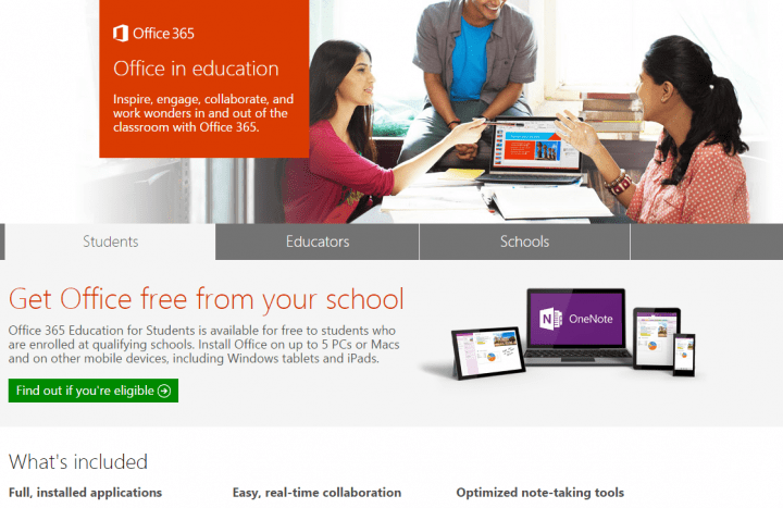 Office 365 será gratis para universitarios