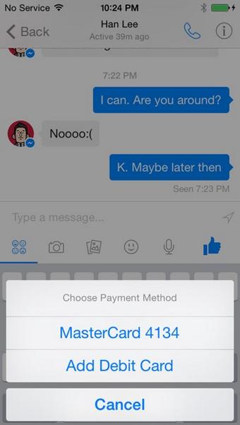 Imagen - Facebook Messenger tendrá un sistema de pagos