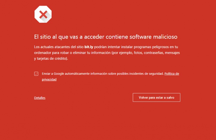 Bitly no funciona en Chrome y Firefox