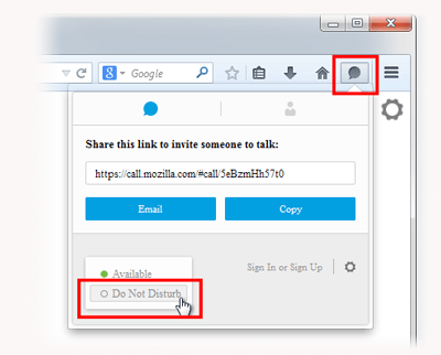 Imagen - Firefox Hello: envía y recibe mensajes de forma anónima